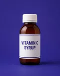 Vitamin C syrup bottle
