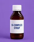 B-complex syrup bottle
