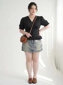Quần váy jean bigsize VBD