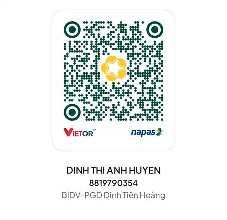 QR chuyển khoản BIDV