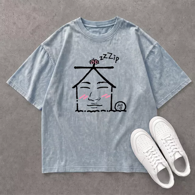 Áo Doodle Daesung Ngôi Nhà - Tee Oversized