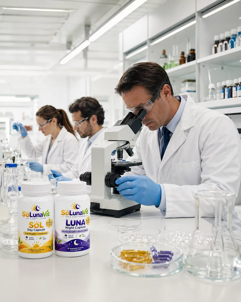 Inside the laboratory where SoLunaVit is made