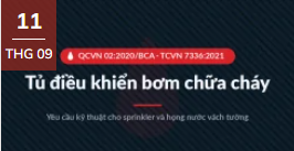 Tủ điều khiển bơm chữa cháy cho hệ sprinkler và họng nước vách tường