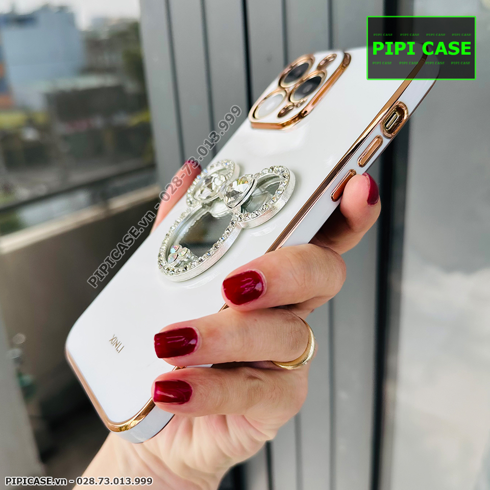 Ốp Lưng iPhone 13 Pro Max - Mic Gương - Trắng_thumbnail_4