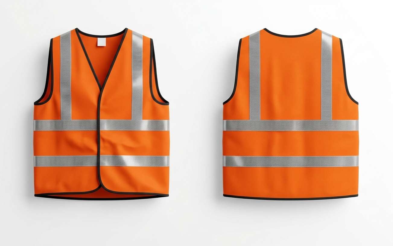Safety Reflective Jacket without Zip (5 Pieces)_thumbnail_1
