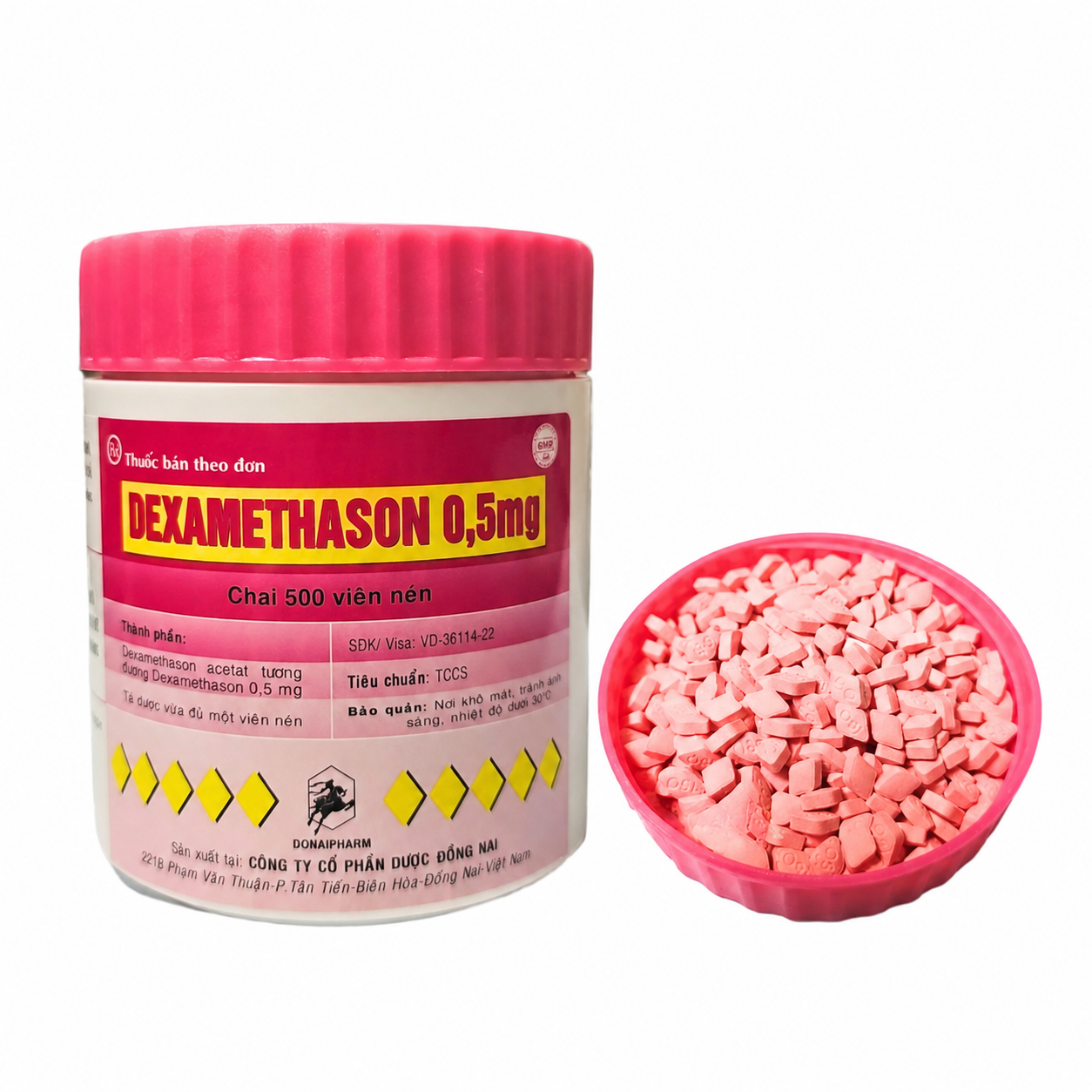 Dexamethasone 0.5mg (C/500V) - DDN