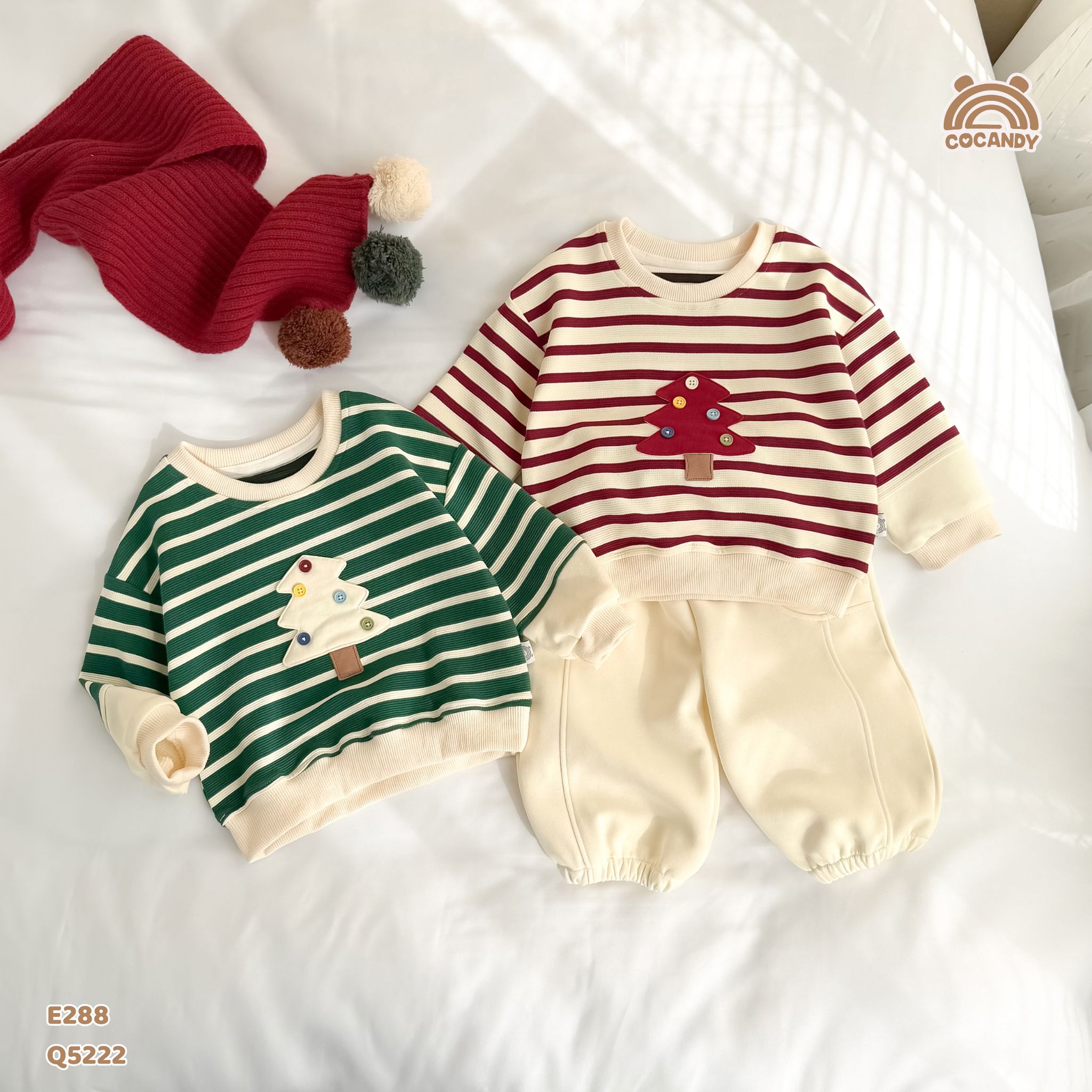Áo dài kẻ ĐỎ BE hình cây thông_thumbnail_9