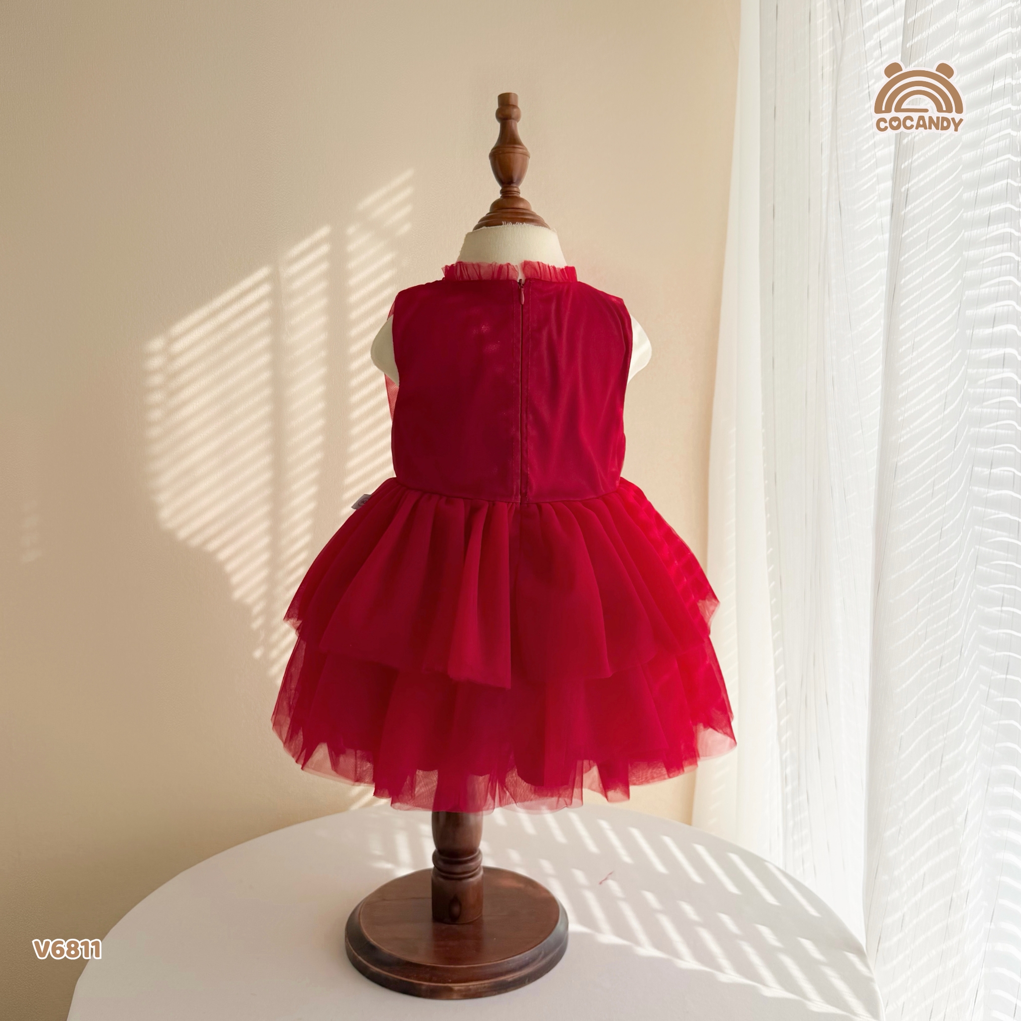 Váy cộc ĐỎ Cherry Bow_thumbnail_4