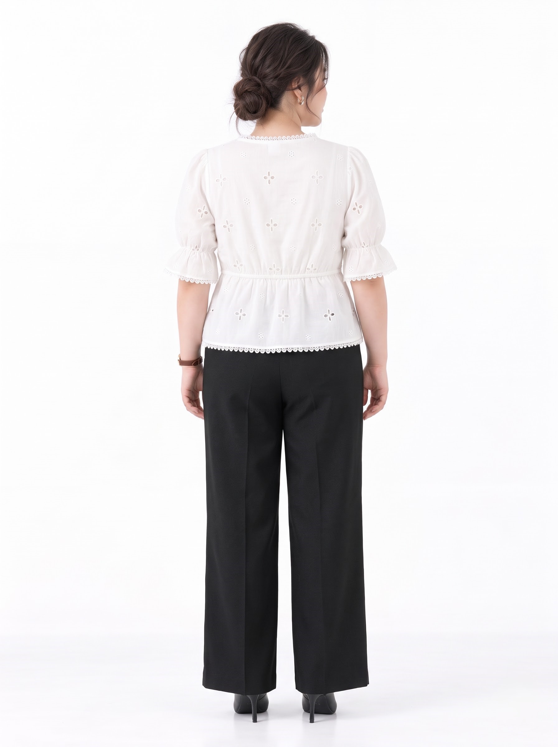 BIGSIZE NỮ - Áo xô thêu phối ren tạo kiểu dành cho nàng 55-90kg V-AK139_thumbnail_2