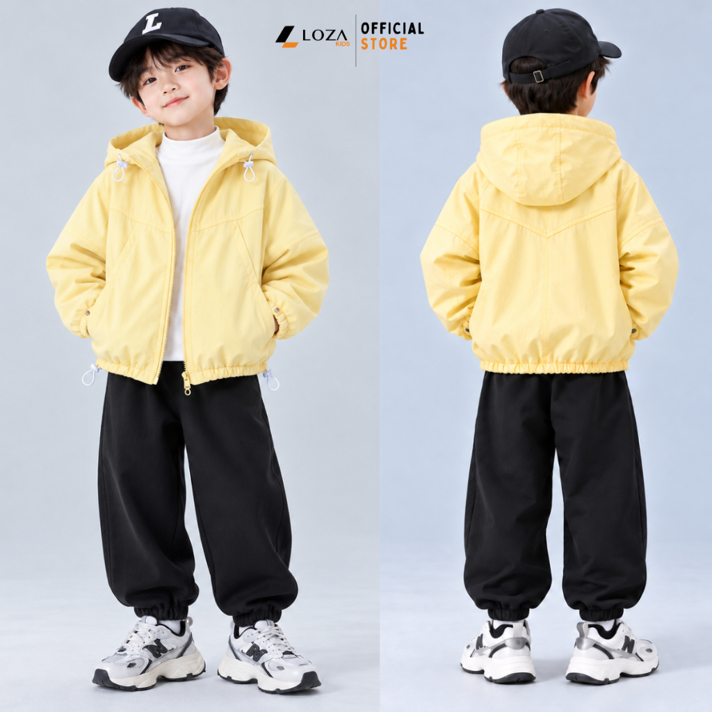 Áo gió cho bé trơn chất gió nhăn mềm - Loza Kids LJ096233_thumbnail_5