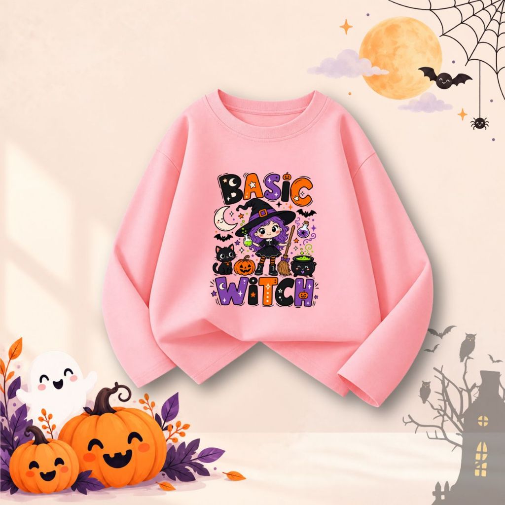 Áo thun dài tay bé gái nhiều hình in Halloween - Loza Kids KT017_thumbnail_4