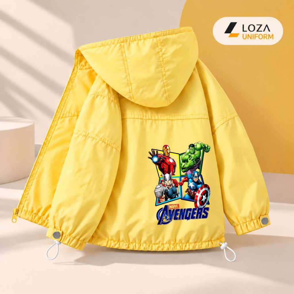 Áo gió bé trai in hình siêu nhân Avengers-  Loza Kids AJ3802_thumbnail_2