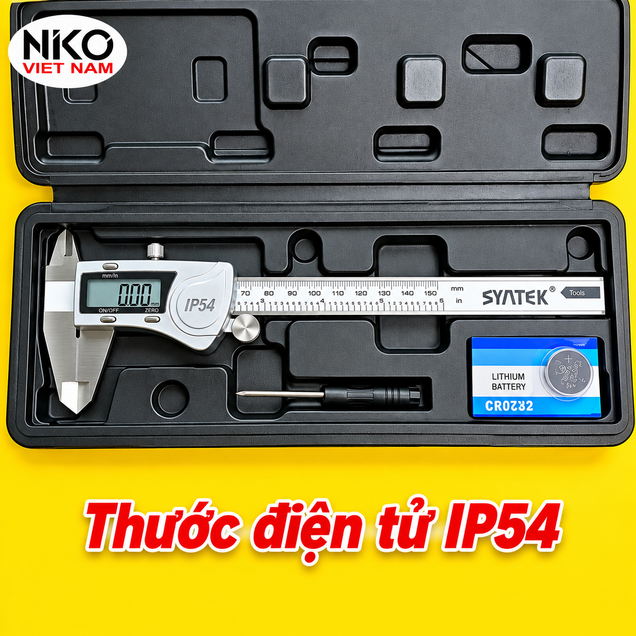 Thước kẹp điện tử, sai số ± 0.01mm, chất liệu thép không rỉ_thumbnail_1