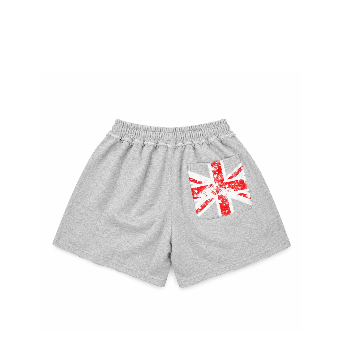 Quần Short Nỉ GUPO Red Flag Baggy Short Nỉ Chân Cua Form Rộng Trên Gối Unisex Local Brand - QSN02