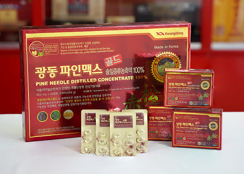 Tinh Dầu Thông Đỏ Kwangdong 120 Viên_thumbnail_3