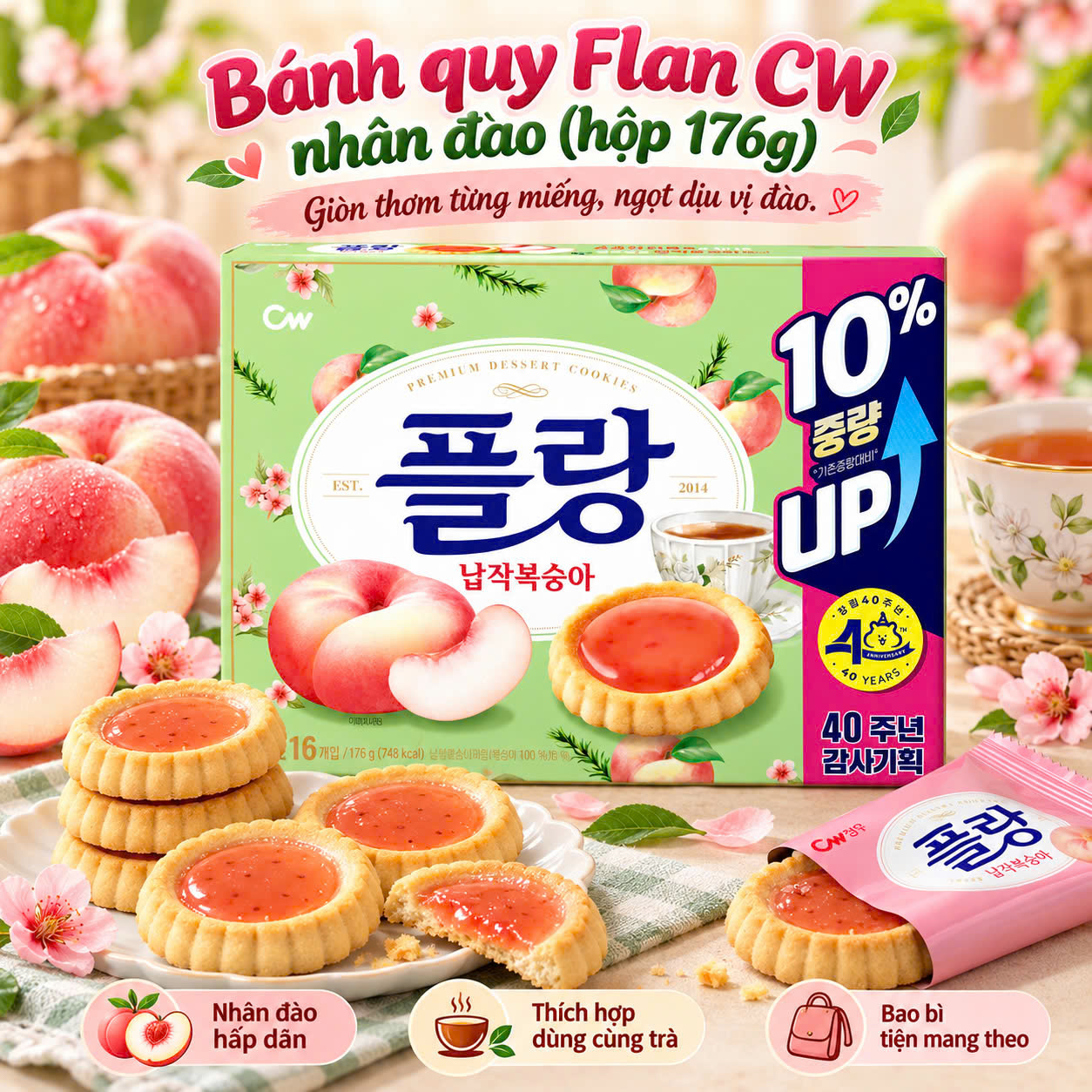 BÁNH QUY FLAN CW