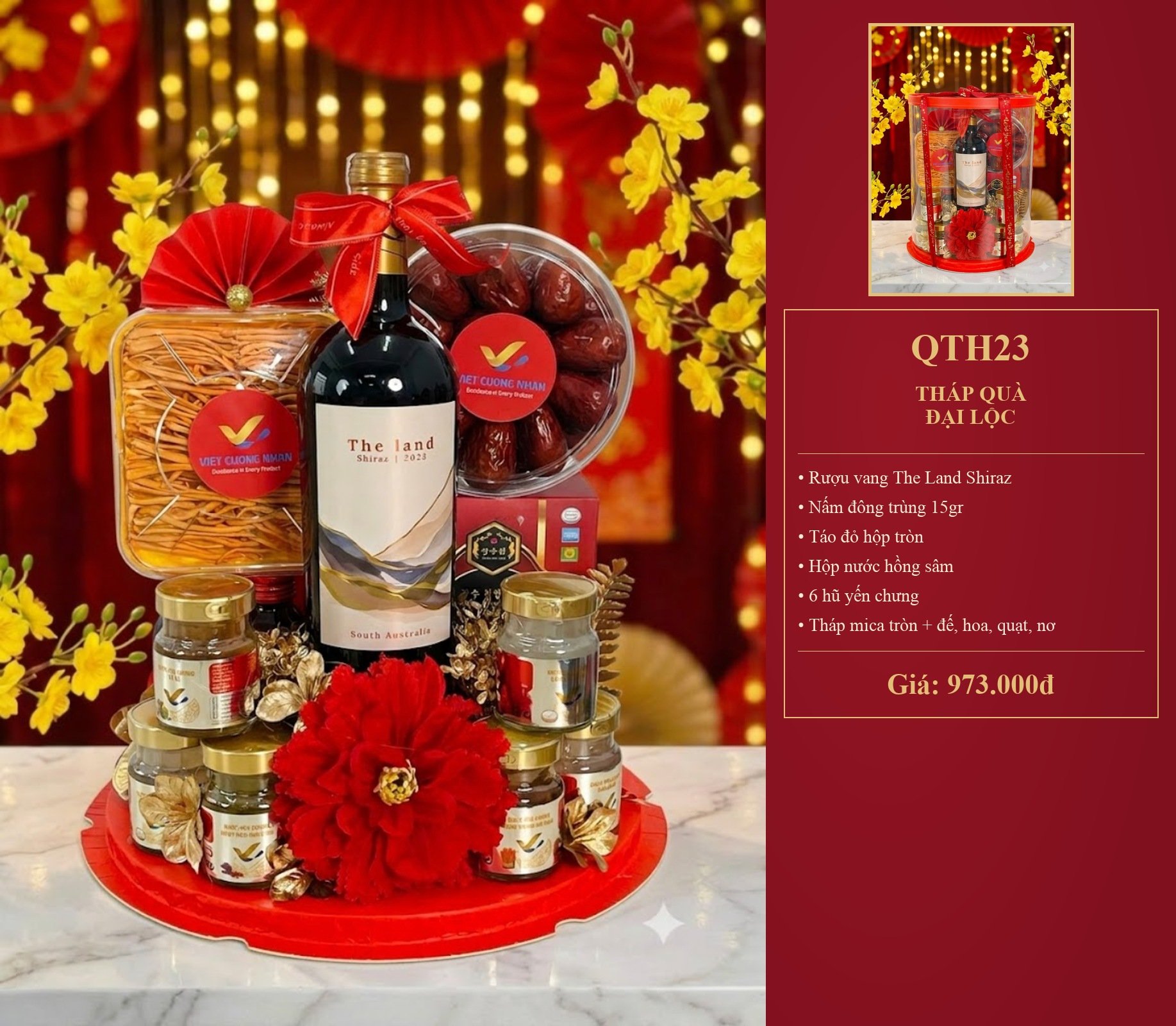 [QT58] THÁP QUÀ ĐẠI LỘC
