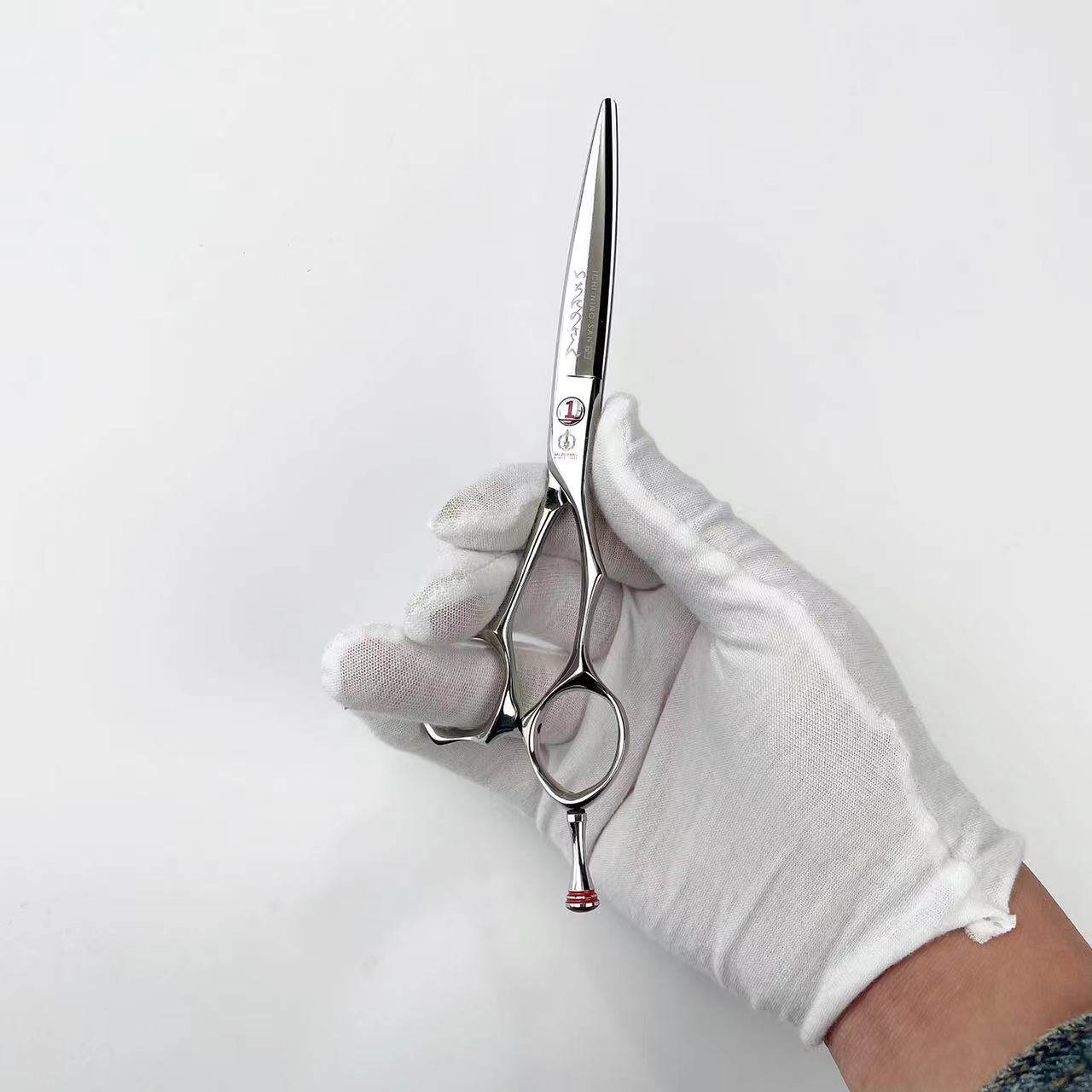 Kéo cắt & tỉa tóc Mizutani – D-series / Yugagi / Damascus (Hàng order)_thumbnail_15