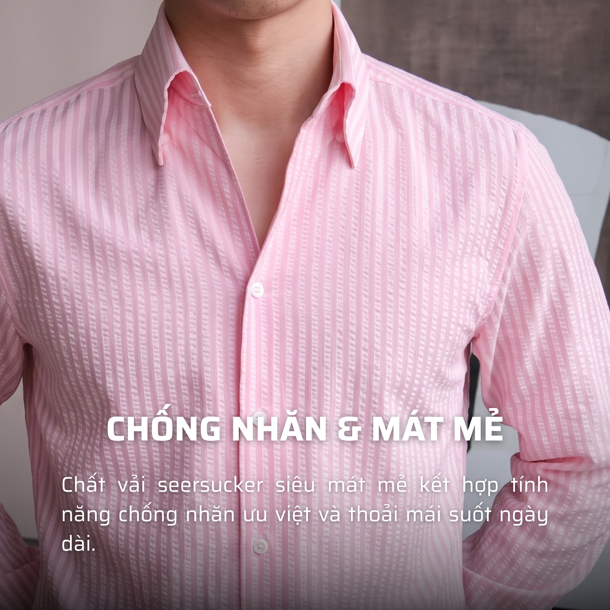 Áo Sơ Mi Seersucker Cổ Button Down_thumbnail_27