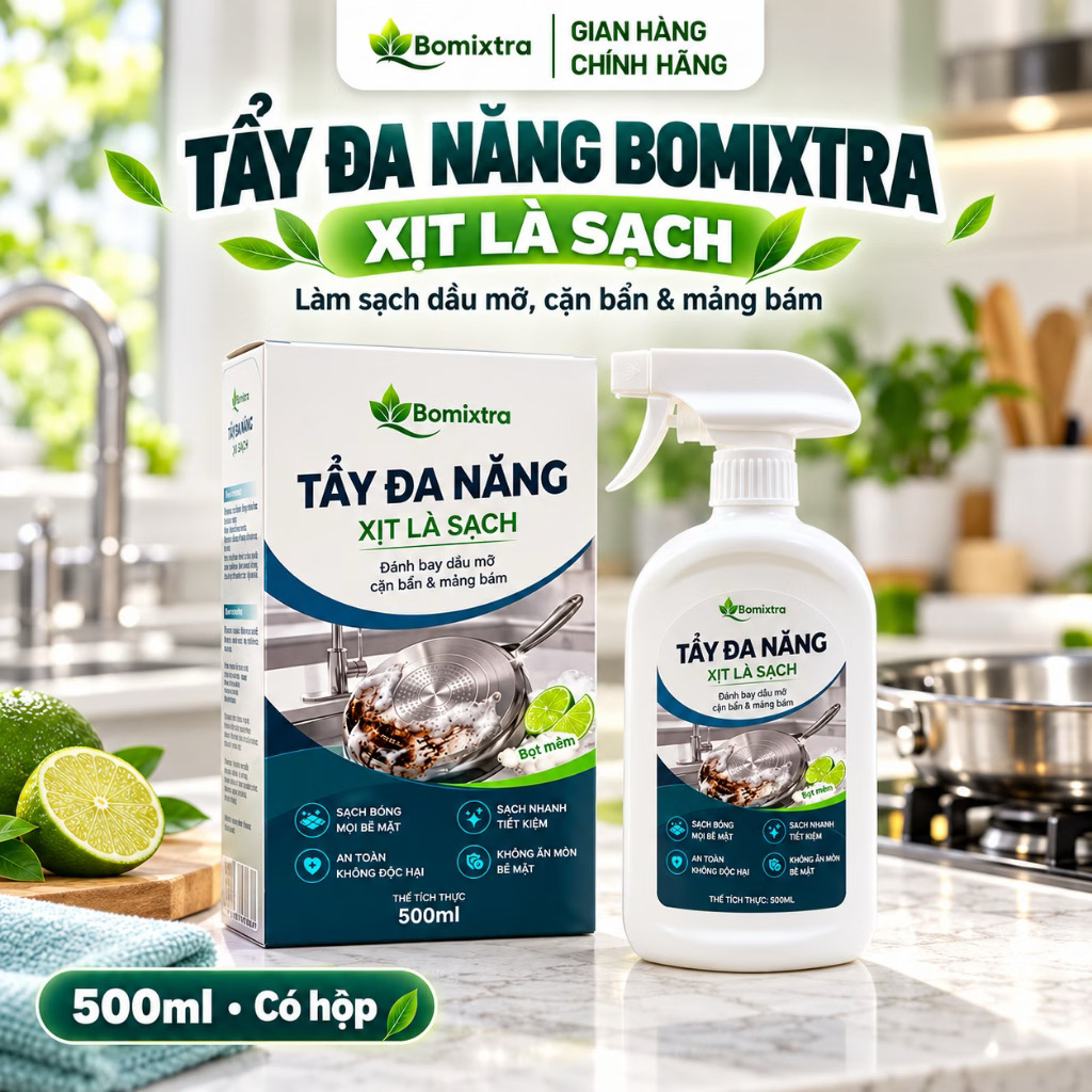 Xịt Tẩy Đa Năng Bomixtra 500ml – Đánh Bay Dầu Mỡ, Cháy Khét_thumbnail_3
