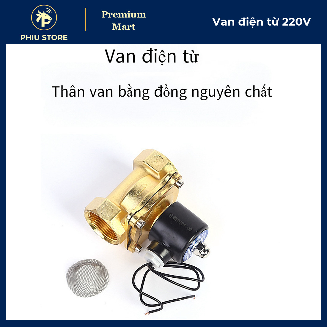Van Điện Từ Thường Đóng 220V Phi 21, Phi 27 Thân Đồng - Điều Khiển Nước Bằng Điện, Tưới Cây Hẹn Giờ - PHIU STORE_thumbnail_2