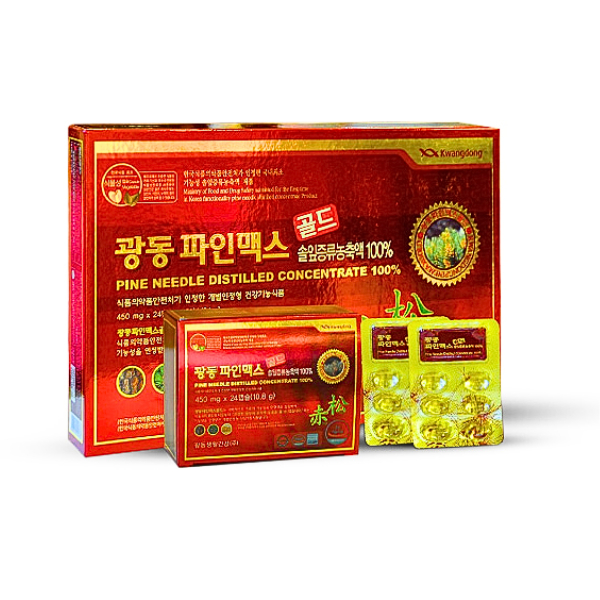 Tinh Dầu Thông Đỏ Kwangdong 120 Viên