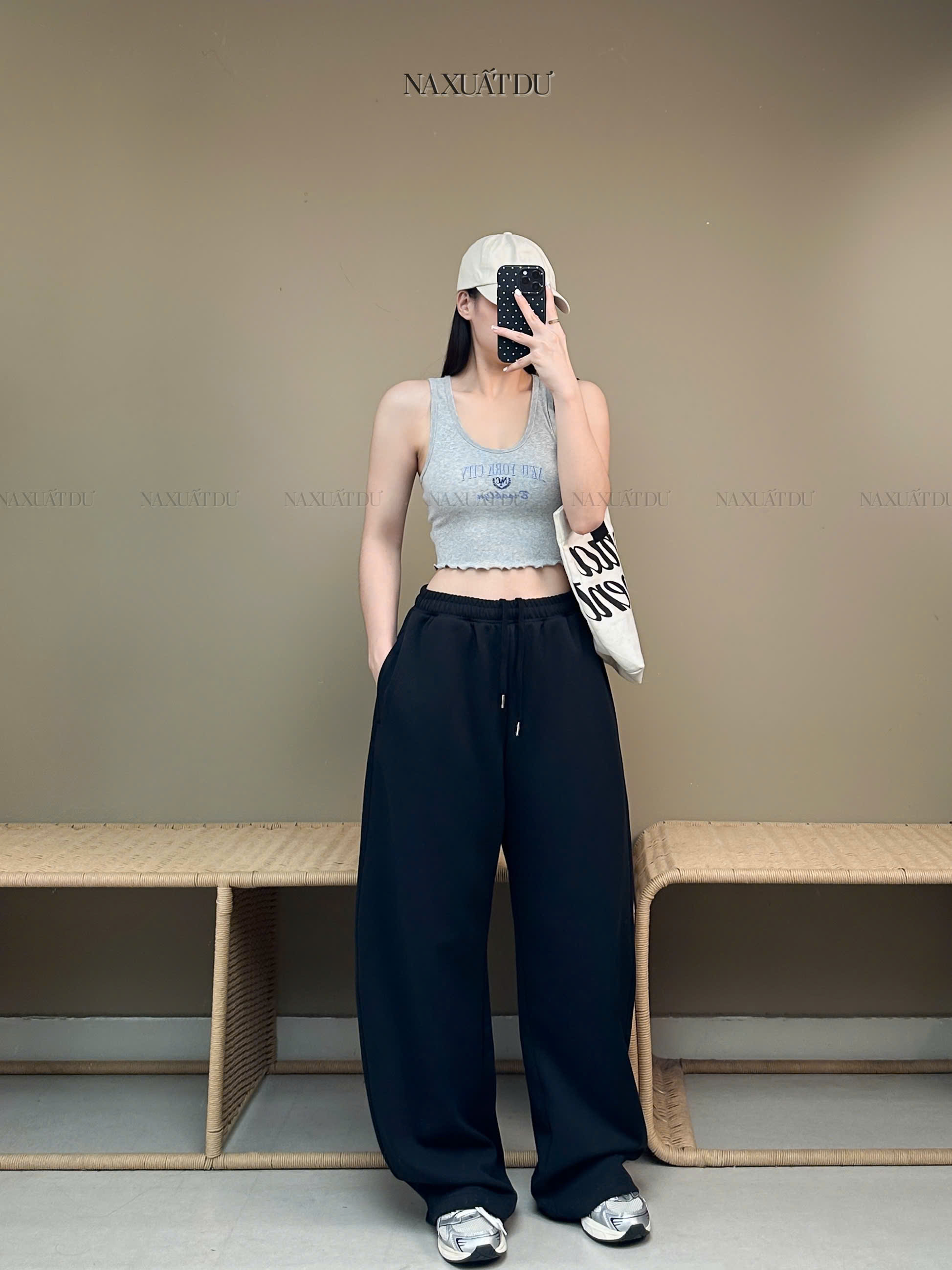 Quần nỉ suông UNISEX - Q327