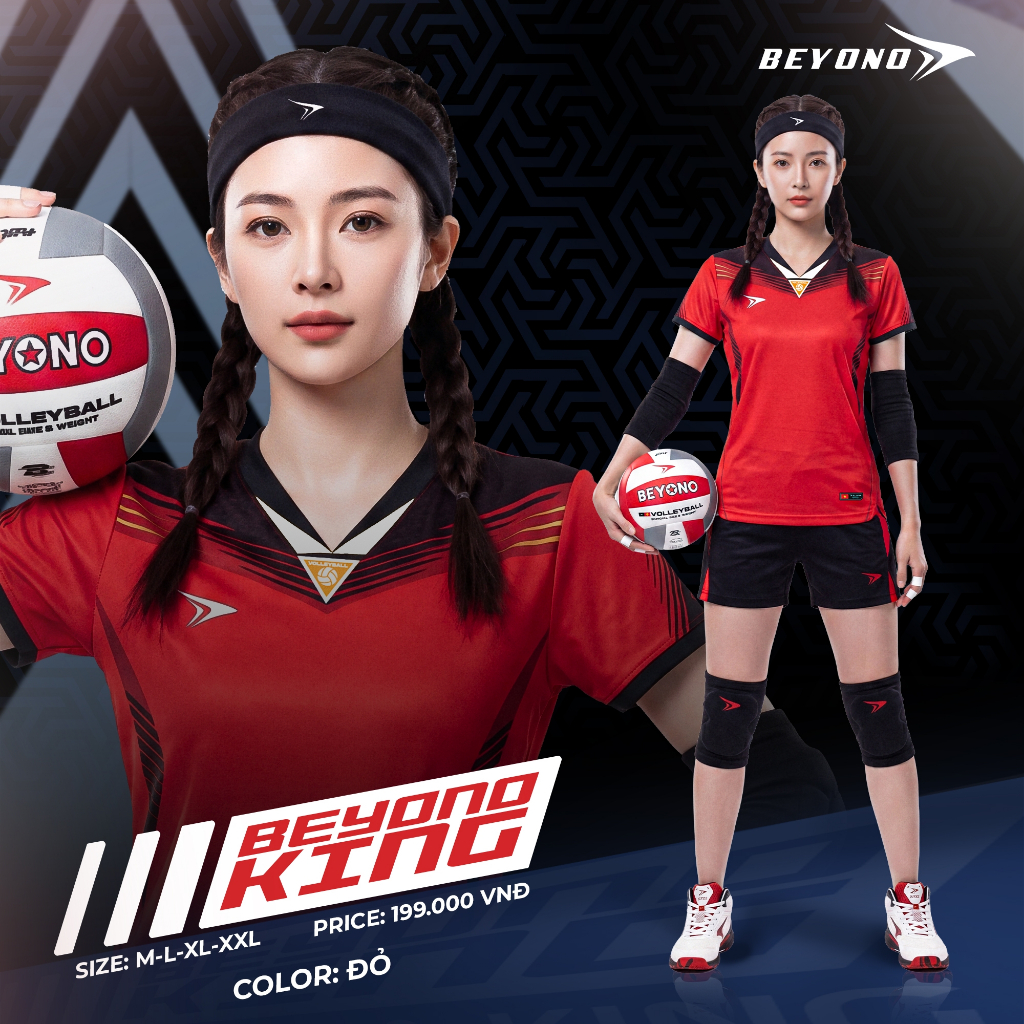 BST Quần Áo Bóng Chuyền Beyono King II Thun Mè Cao Cấp Thoáng Khí Thể Thao Đương Đại_thumbnail_1