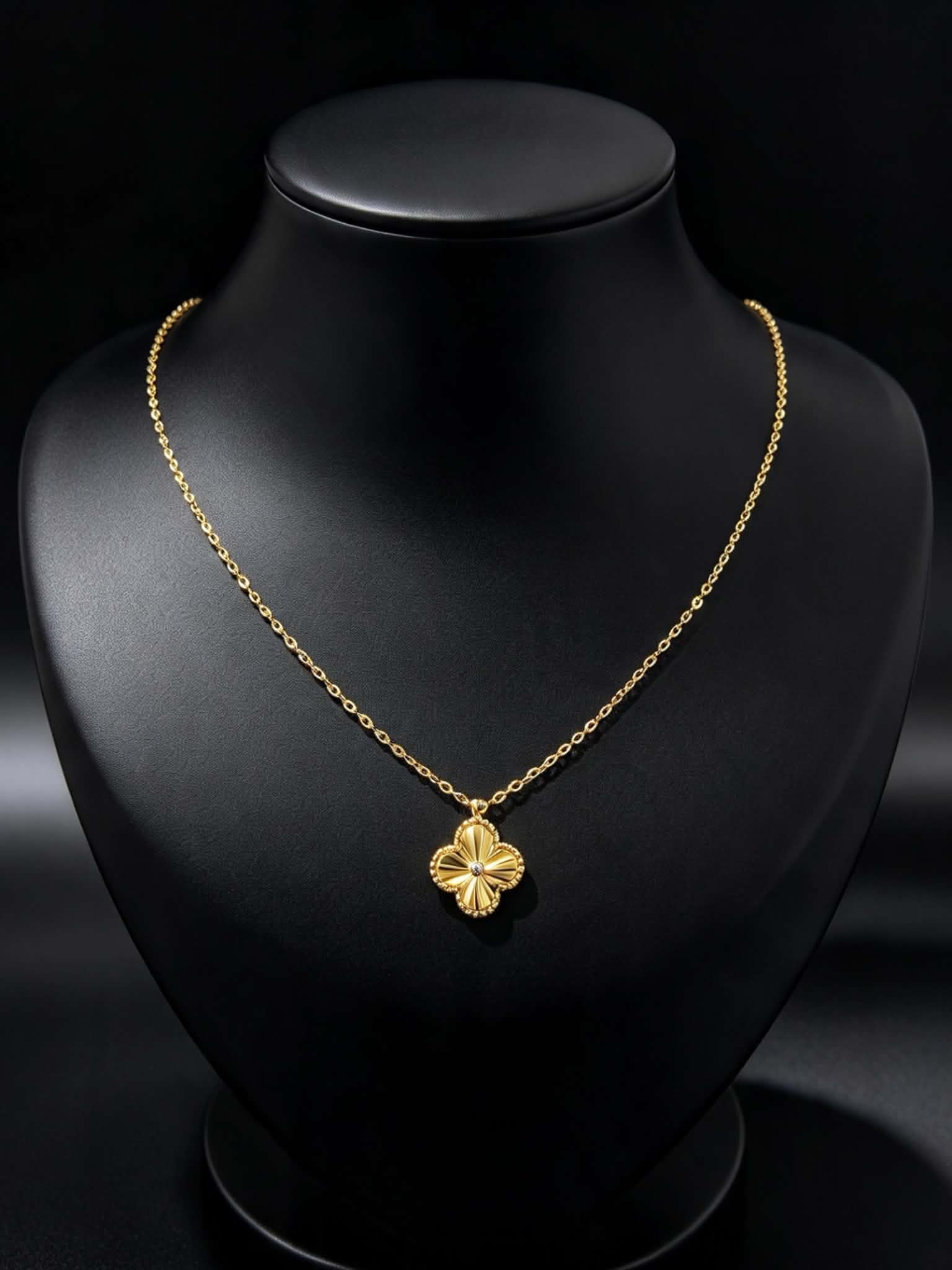 GOLD COATED VCA SILVER NECKLACE