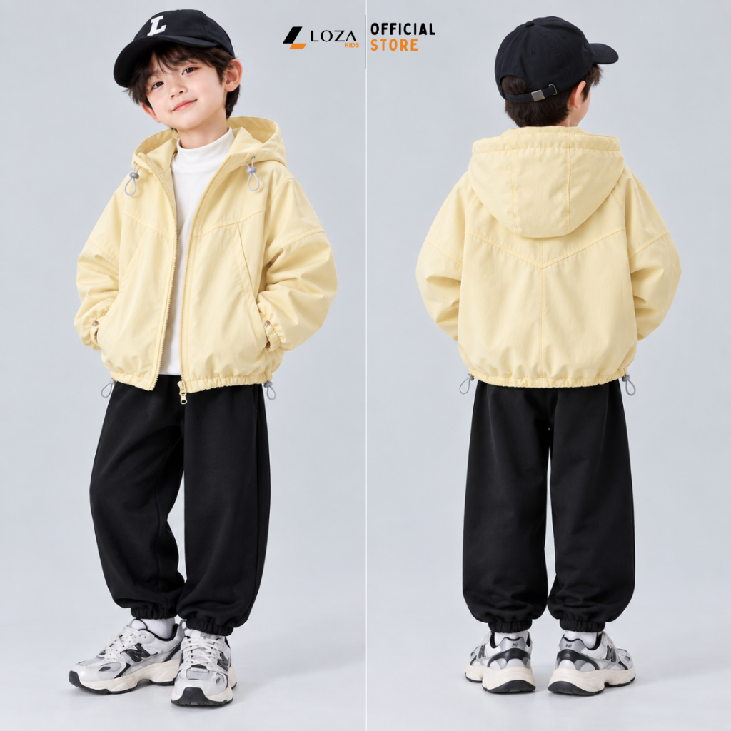 Áo gió cho bé trơn chất gió nhăn mềm - Loza Kids LJ096233_thumbnail_7