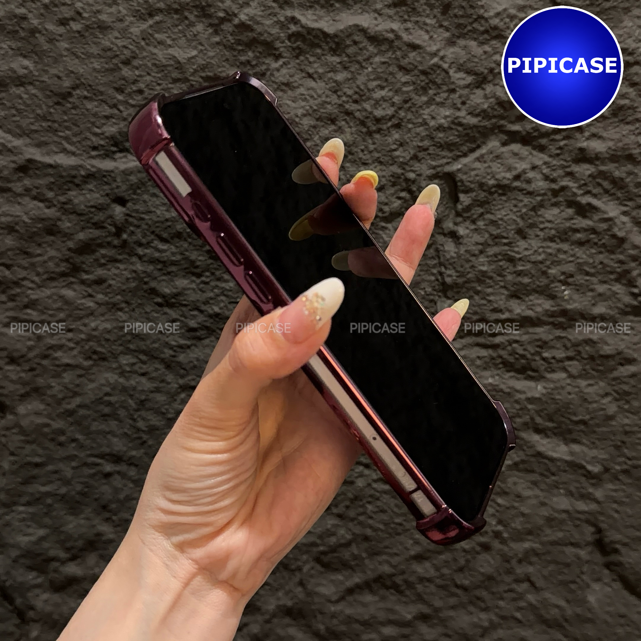 Ốp Lưng iPhone 17 Pro Max - Gu - Đỏ Burgundy_thumbnail_2