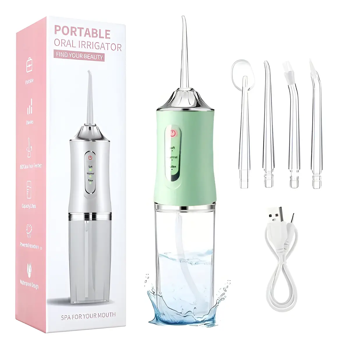 Irrigador Bucal Portátil Limpieza Dental_thumbnail_3