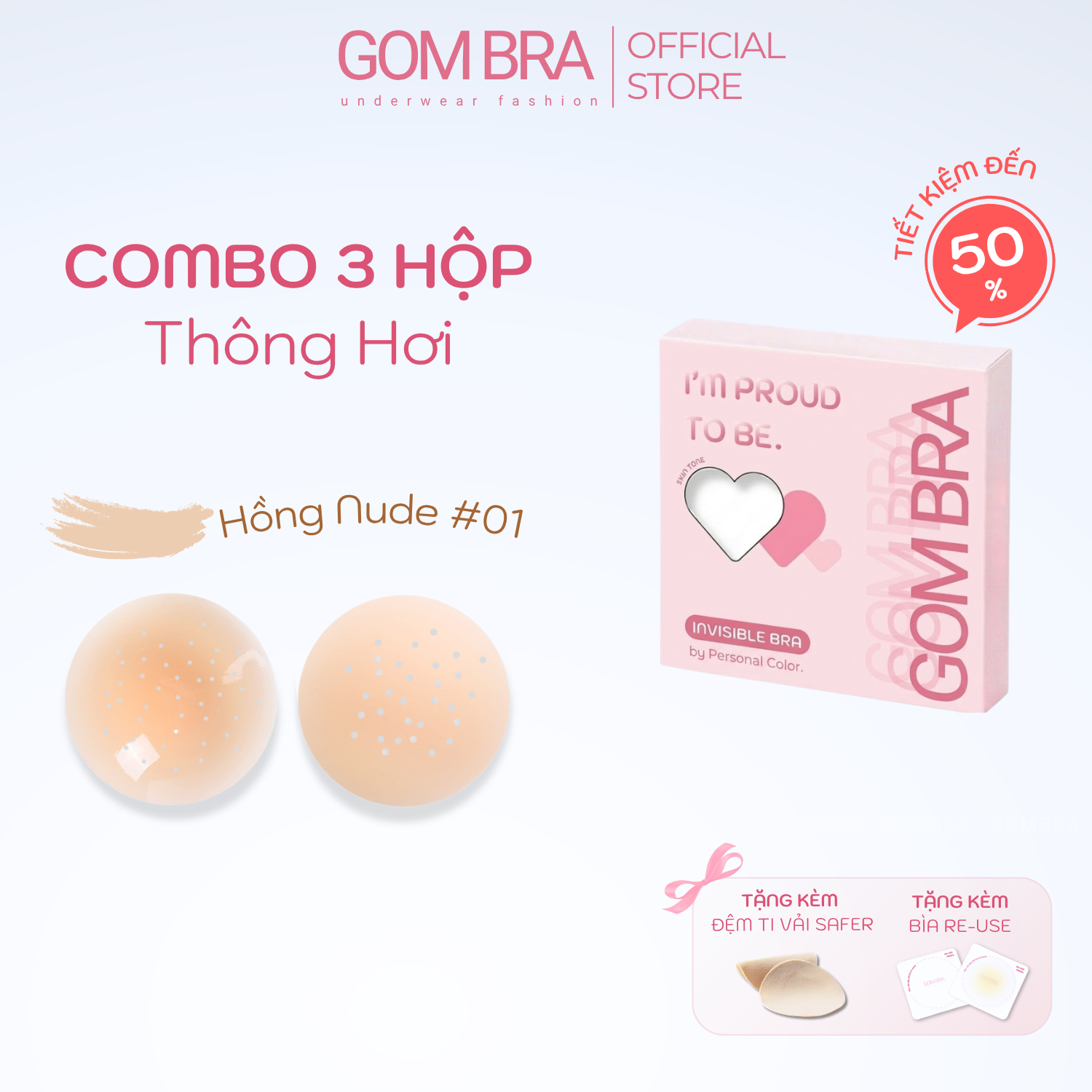 Miếng Dán Vòng 1 Nữ Silicone Tàng Hình Gom Bra, Keo Bám Dính Tốt Tệp Da, Có Thể Tái Sử Dụng - SA-5550_thumbnail_12