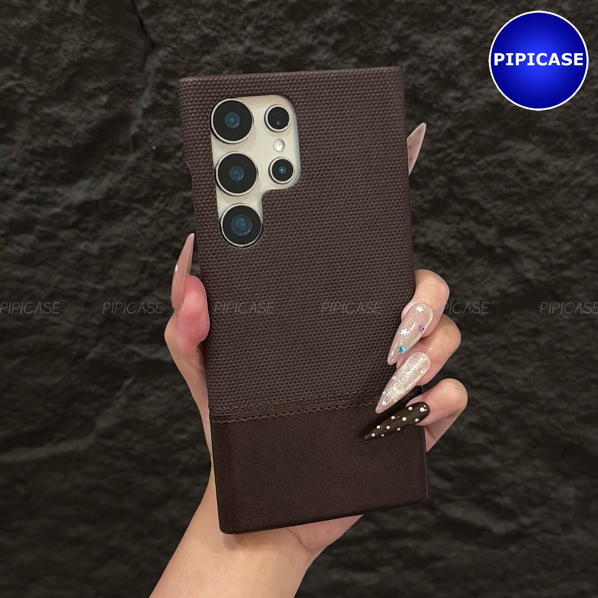 Ốp Lưng Samsung S24 Ultra 5G - Lechi - Nâu_thumbnail_0