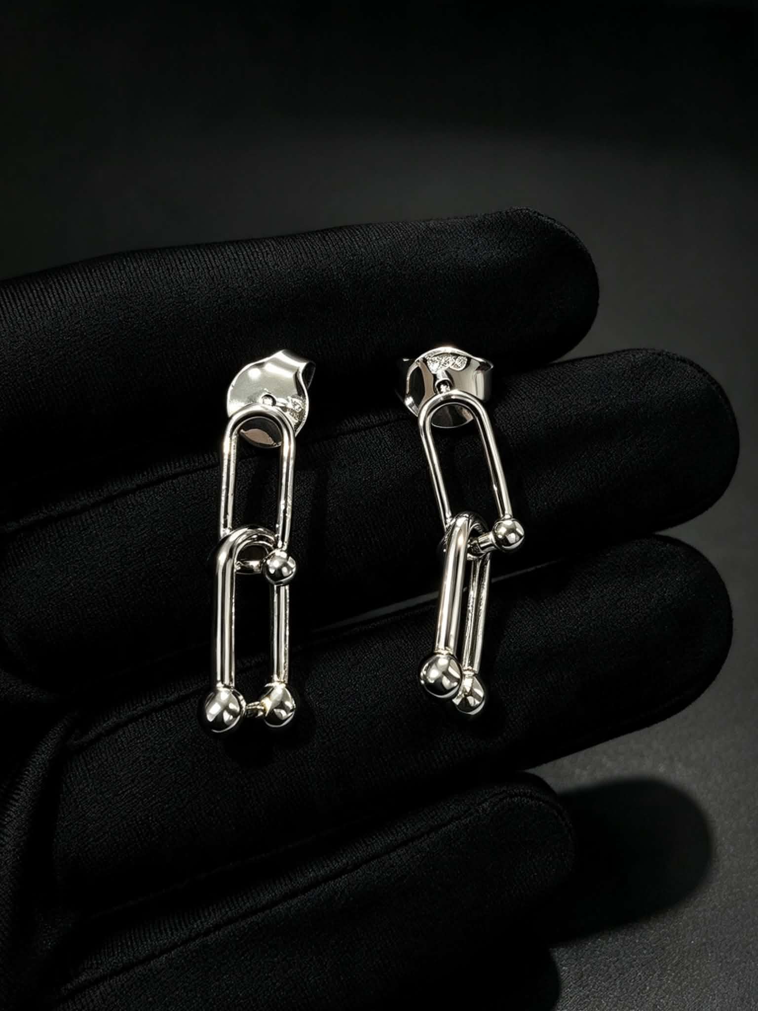 HARDWEAR DANGLING EARRING SILVER