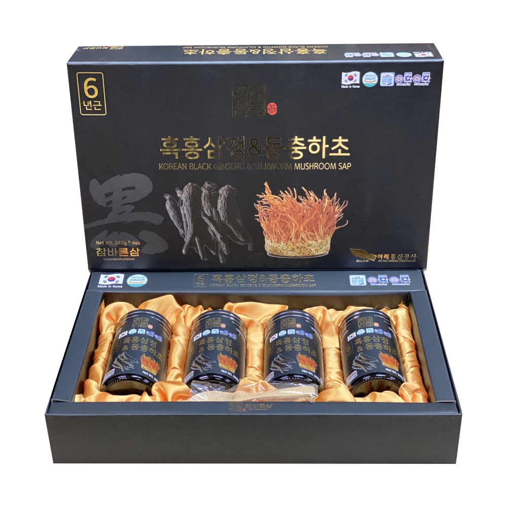 Cao hắc sâm đông trùng hạ thảo 4 lọ 240g