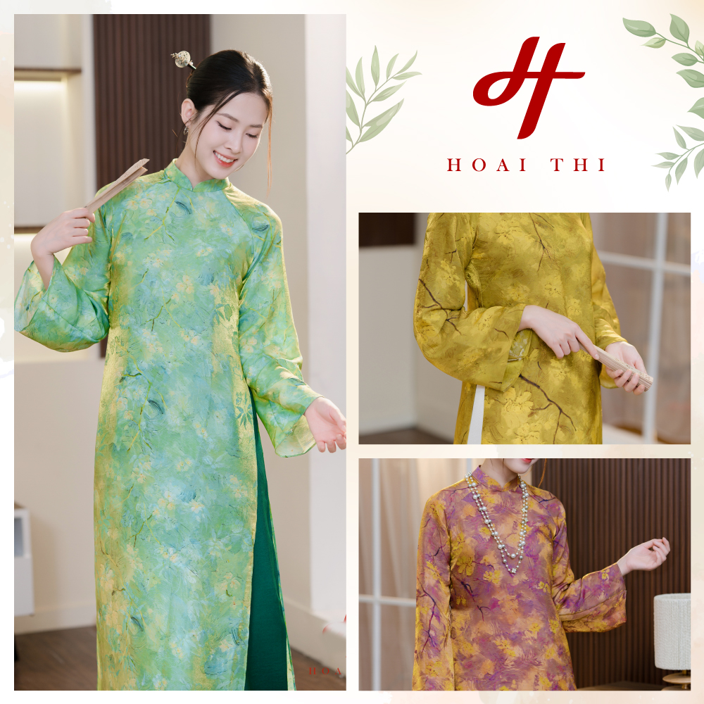 Áo dài cách tân Diệp Chi – Tinh tế trong từng họa tiết, nhẹ nhàng bay bổng cùng chất lụa tencel cao cấp