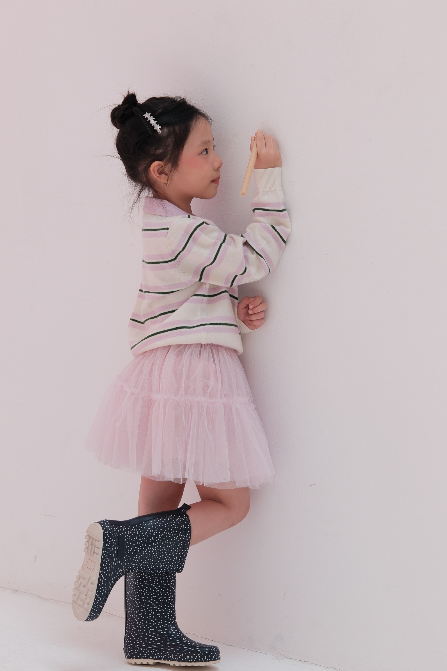 Mila Stripe Knit Polo