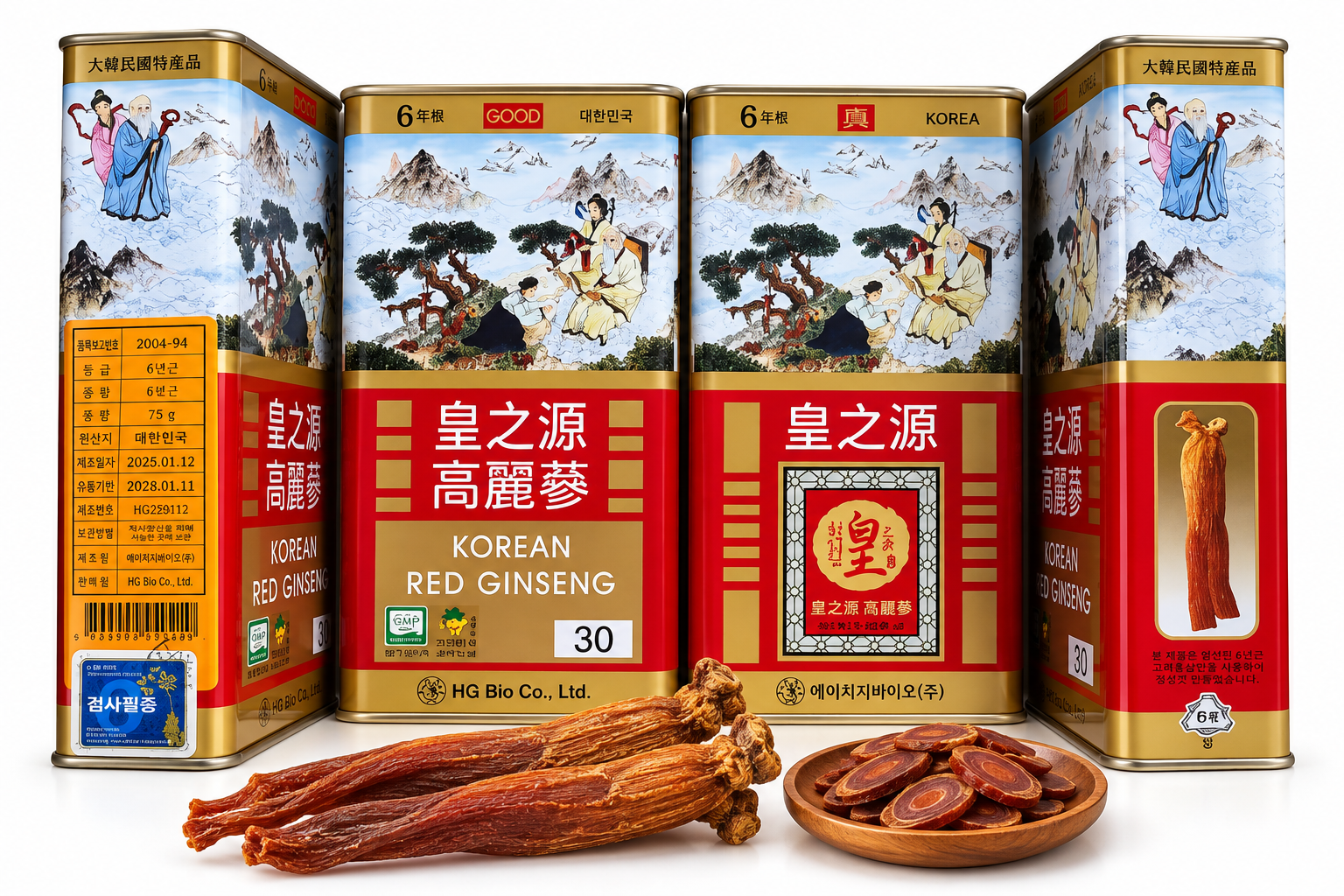Sâm Thiếc 6 củ 75g Thái Cực Bio