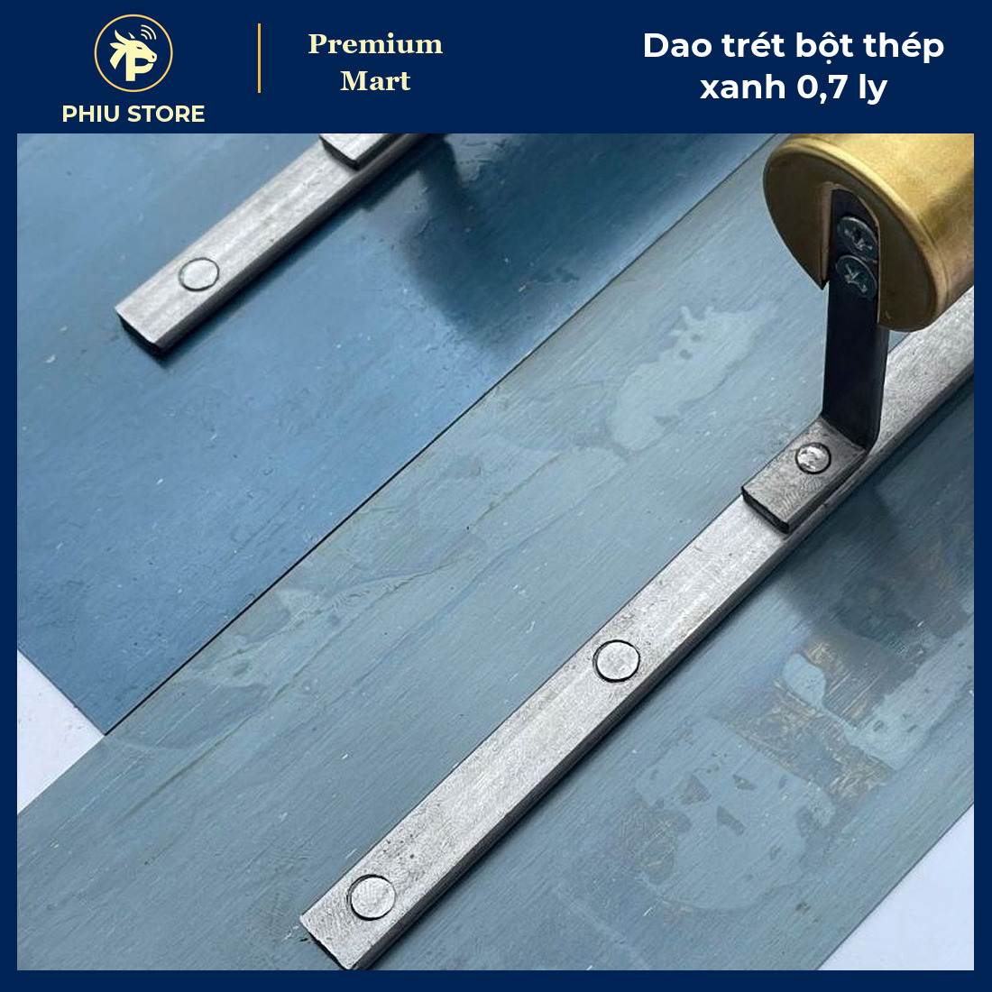 Dao Trét Bột Thép Xanh 0,7 ly Có Cán Gỗ 3 Tấc, 3,5 Tấc, 4 Tấc - Bàn Bả, Bàn Trét - PHIU STORE_thumbnail_3