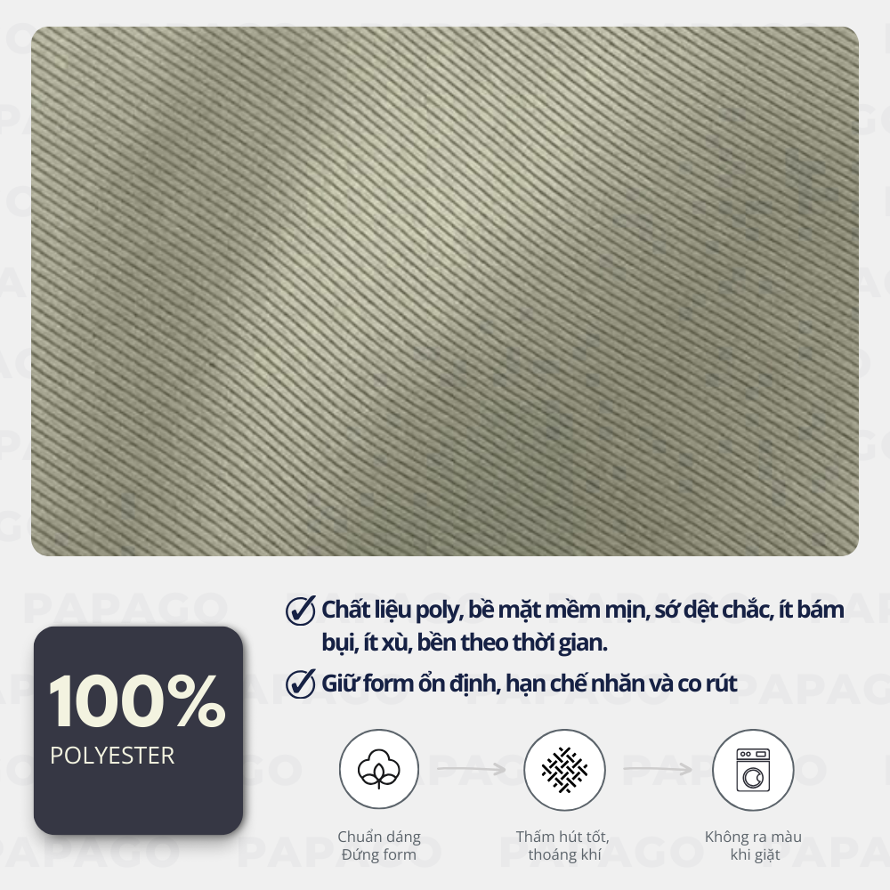 Quần tây nam trung niên PAPAGO, quần âu form suông co giãn nhẹ cho bố - P25QT002_thumbnail_1