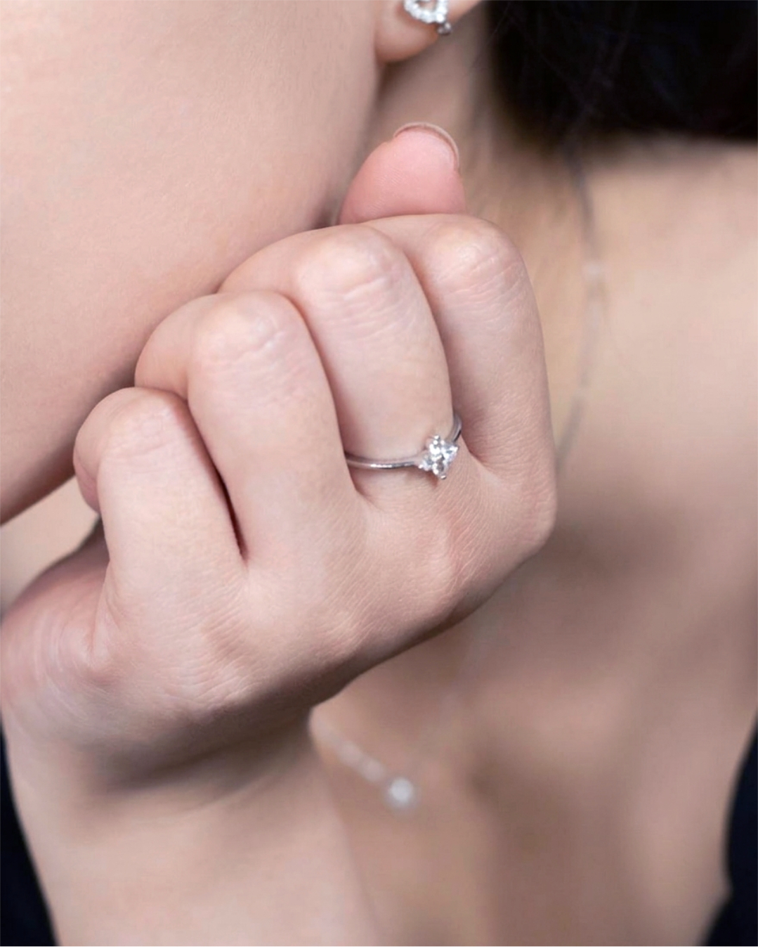  Nhẫn Flower4 - Bạc 925 mạ Rhodium, đính đá Zircon 4 cánh_thumbnail_3