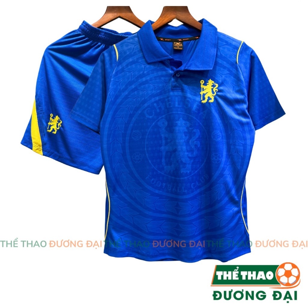 Quần Áo Bóng Đá The Blue Bích 26/27 Thun Mè S-COMF Thoáng Khí Thể Thao Đương Đại