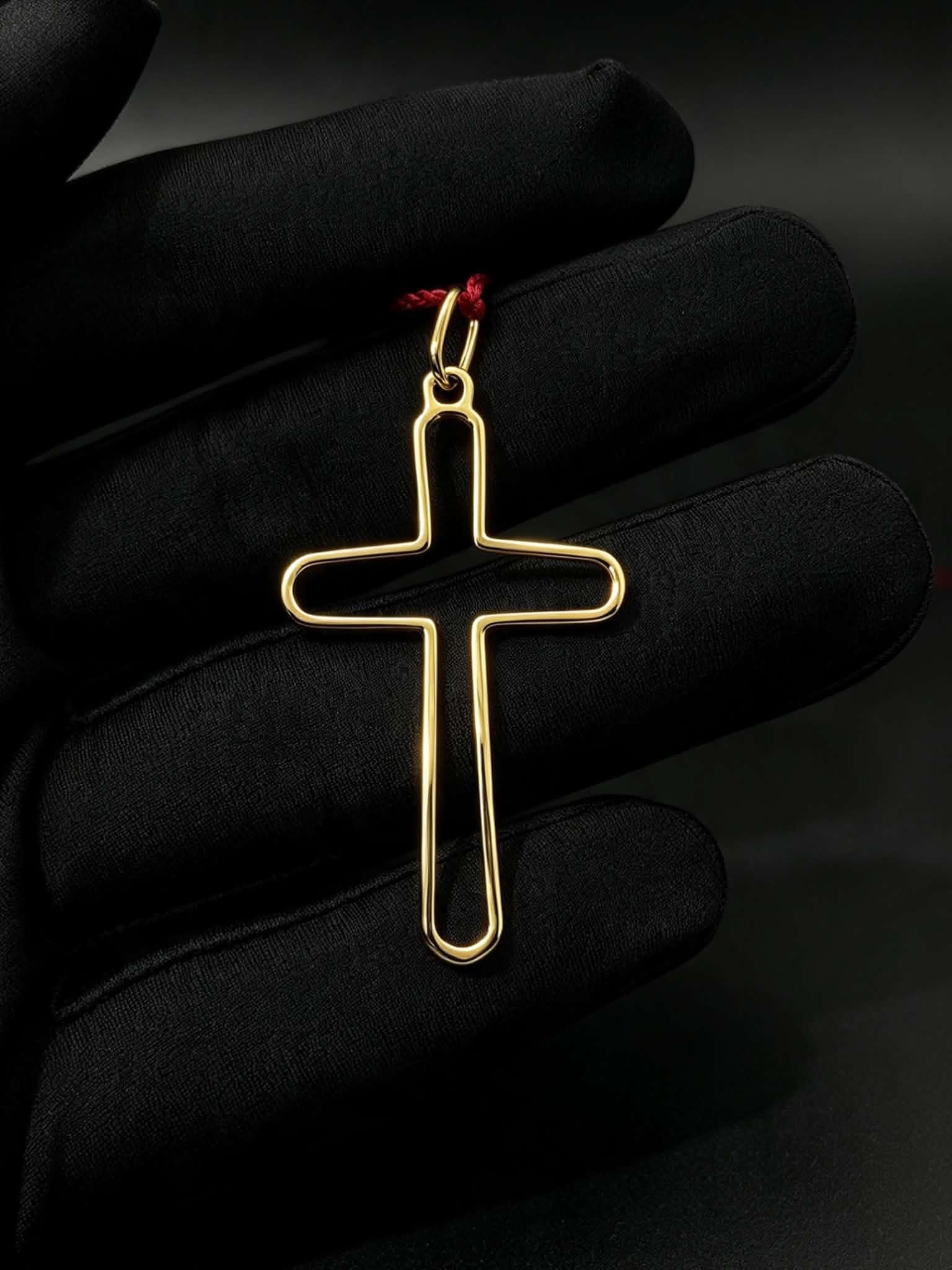 OPEN CROSS PENDANT SUBASTA