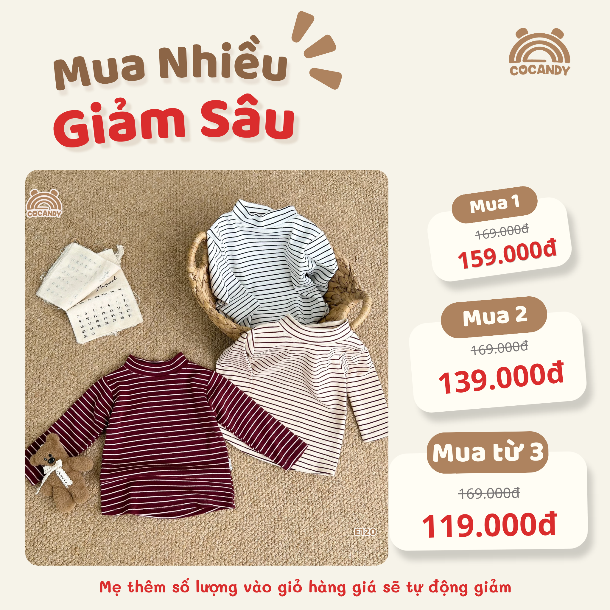Áo giữ nhiệt kẻ ĐỎ BE cổ 2p_thumbnail_2