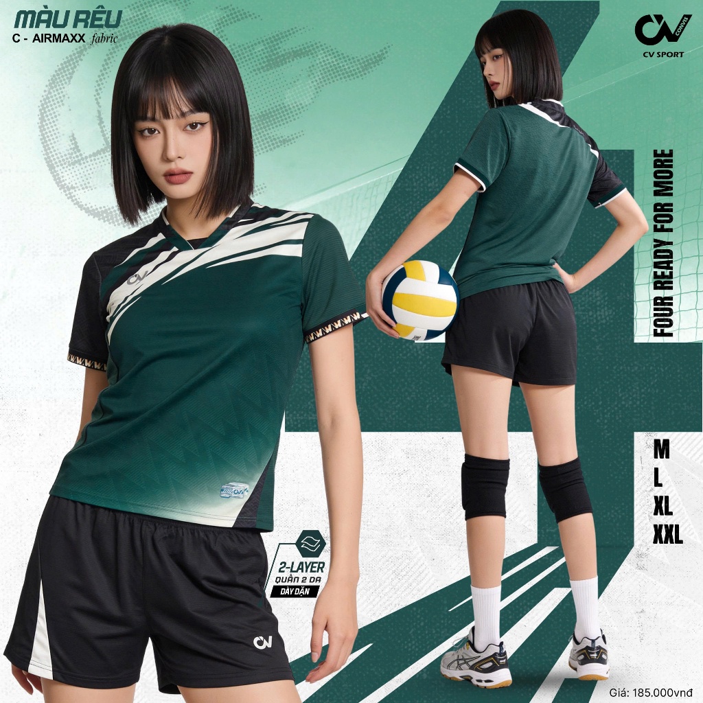 BST Quần Áo Bóng Chuyền CV CV04 Thun Mè C-Airmaxx Thoáng Khí Thể Thao Đương Đại_thumbnail_0