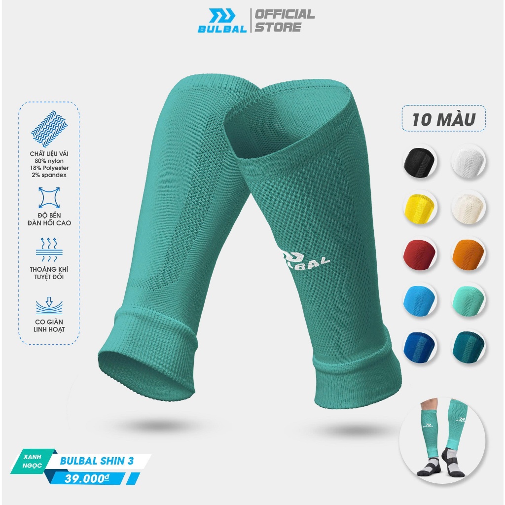 Tất Vớ Ống Bóng Đá Bulbal Shin 3 (1 Đôi) Bảo Vệ Bắp Chân Ống Đồng Thể Thao Đương Đại_thumbnail_6