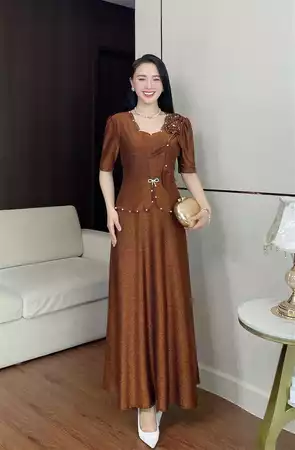 Đầm xám dáng dài M796_thumbnail_3