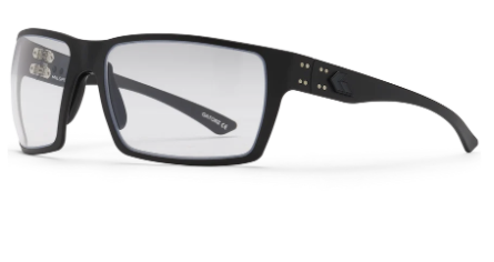 Gatorz (ANZI Z87+MILSPEC) Marauder - Black w/ Black Logo, Smoke w/ Anti-Fog (GZ-12-404)