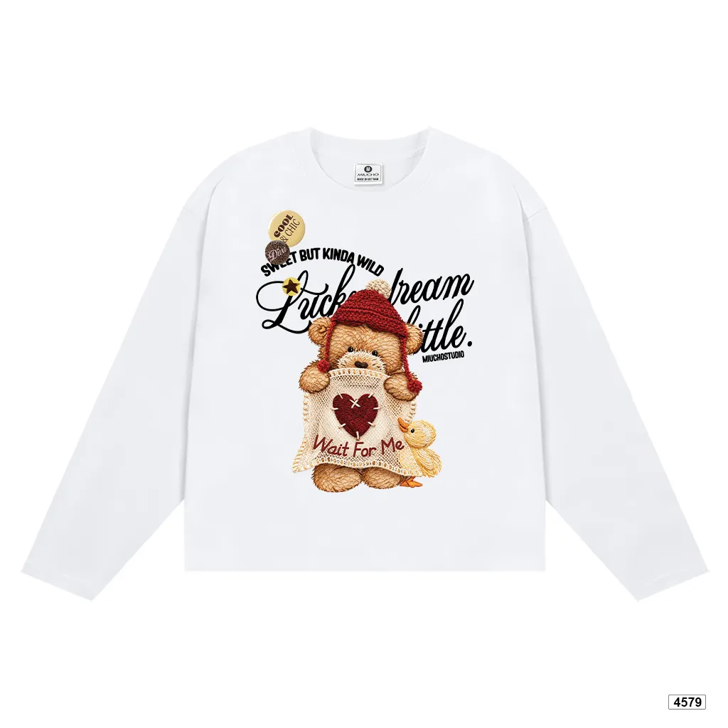 Áo tay dài unisex Miucho form boxy cổ tròn vải tici ATD00060 4579_thumbnail_1